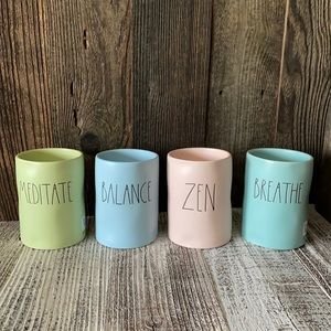 Rae Dunn yoga candles